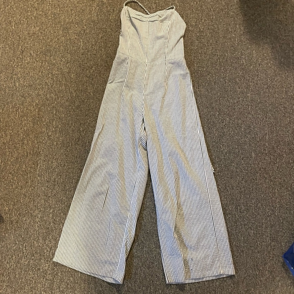 Blue life wide leg jumpsuit